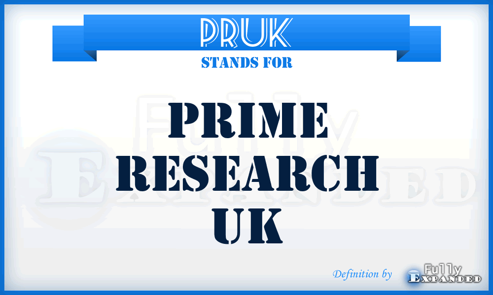 PRUK - Prime Research UK