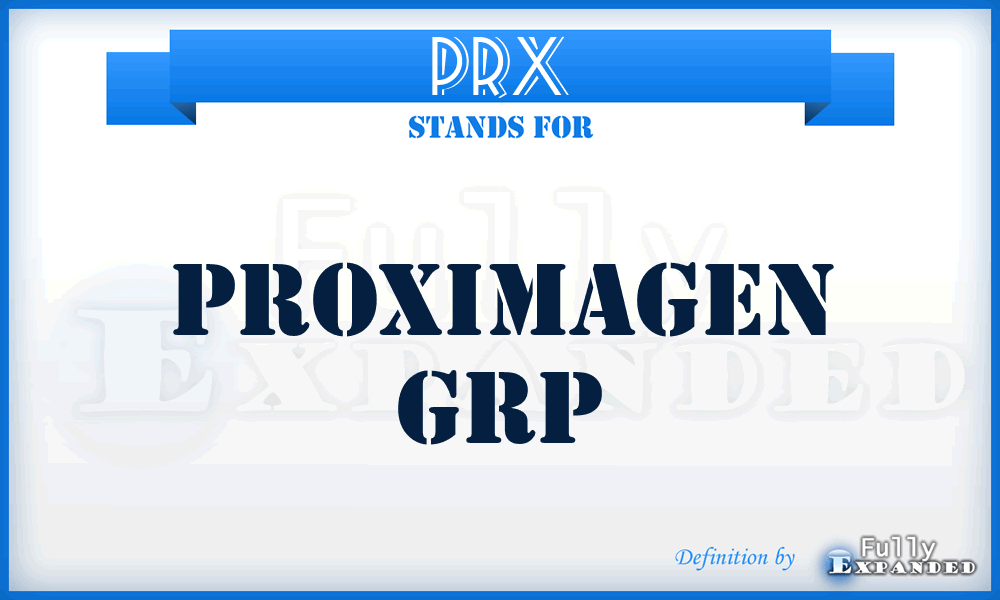 PRX - Proximagen Grp