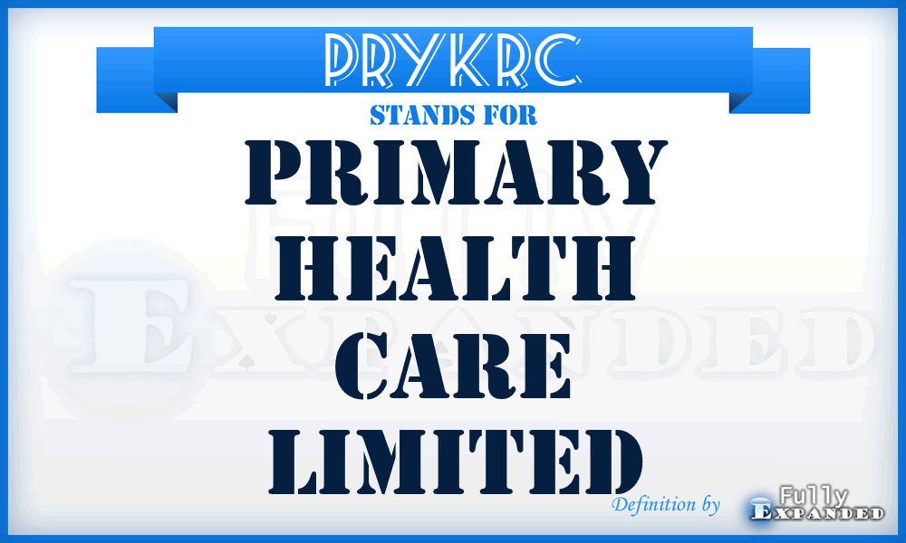 PRYKRC - Primary Health Care Limited
