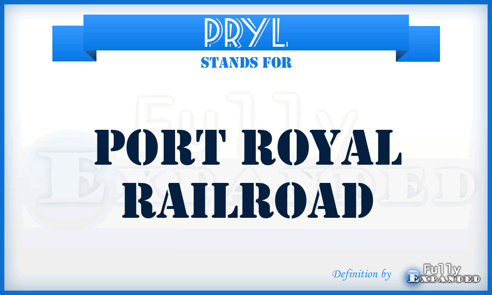 PRYL - Port Royal Railroad