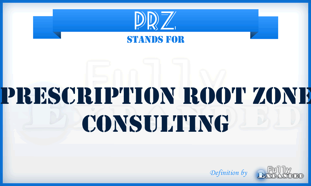 PRZ - Prescription Root Zone Consulting