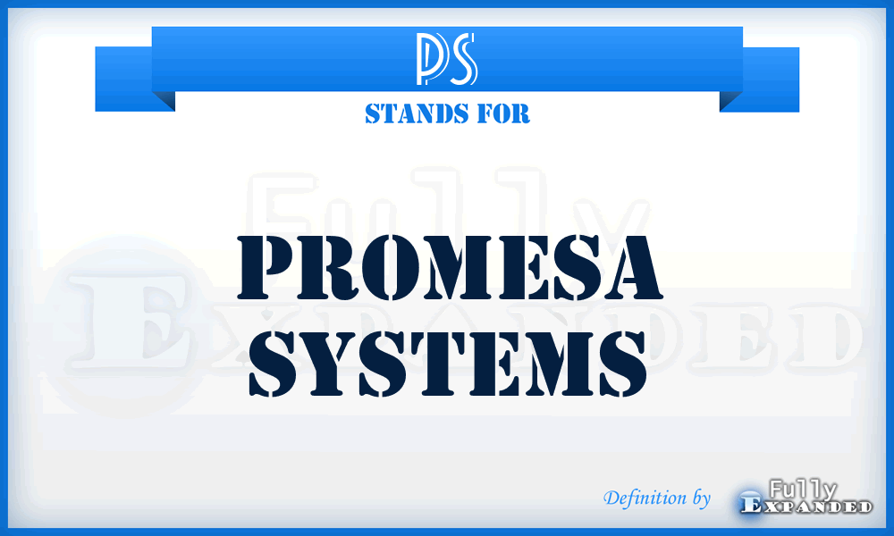 PS - Promesa Systems