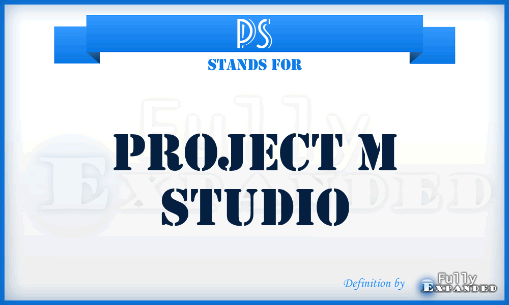 PS - Project m Studio