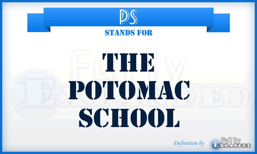 PS - The Potomac School