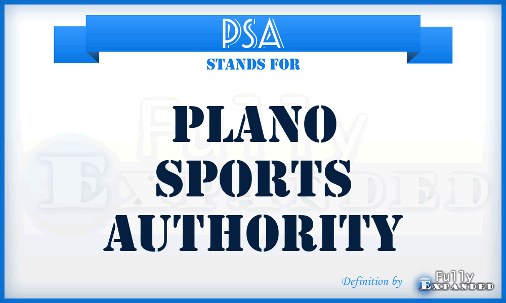 PSA - Plano Sports Authority