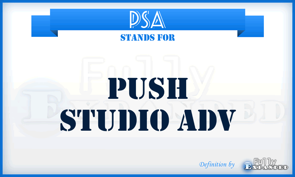 PSA - Push Studio Adv