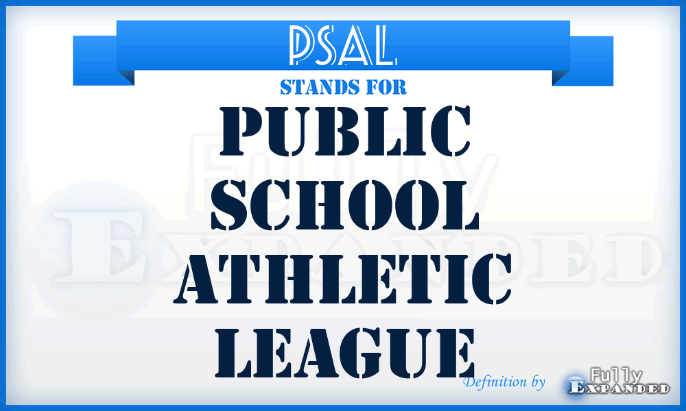 PSAL - Public School Athletic League