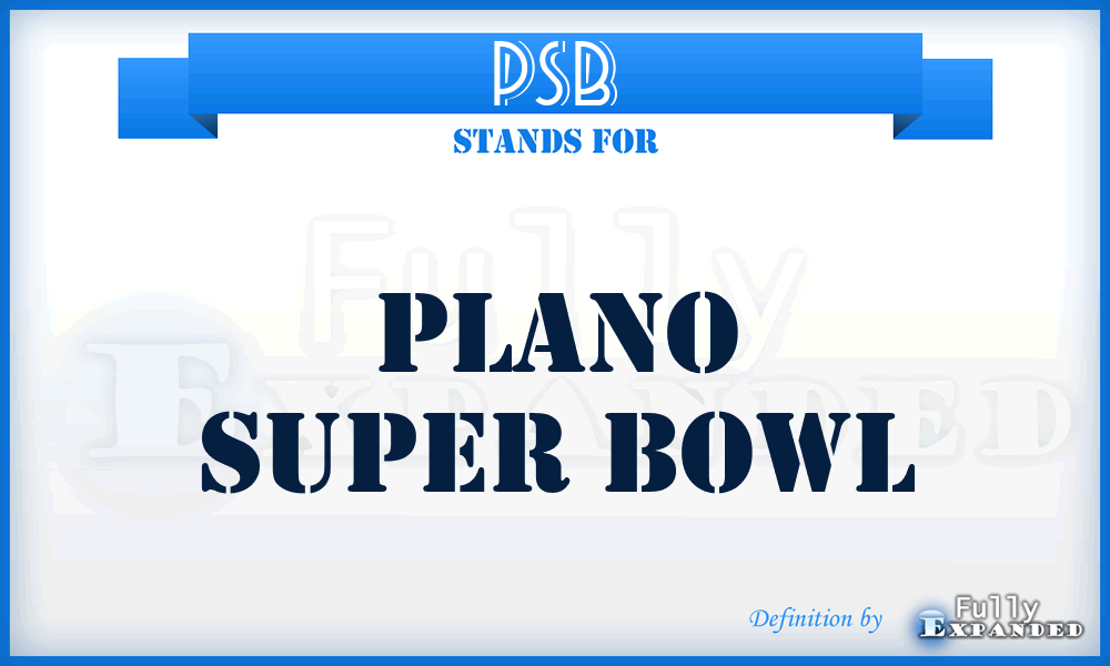 PSB - Plano Super Bowl