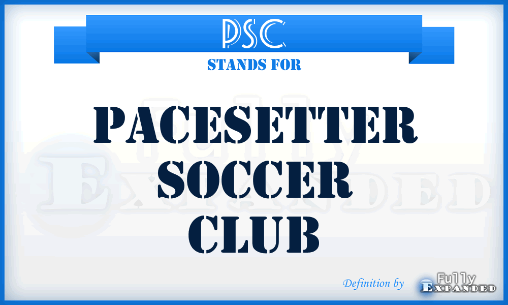 PSC - Pacesetter Soccer Club