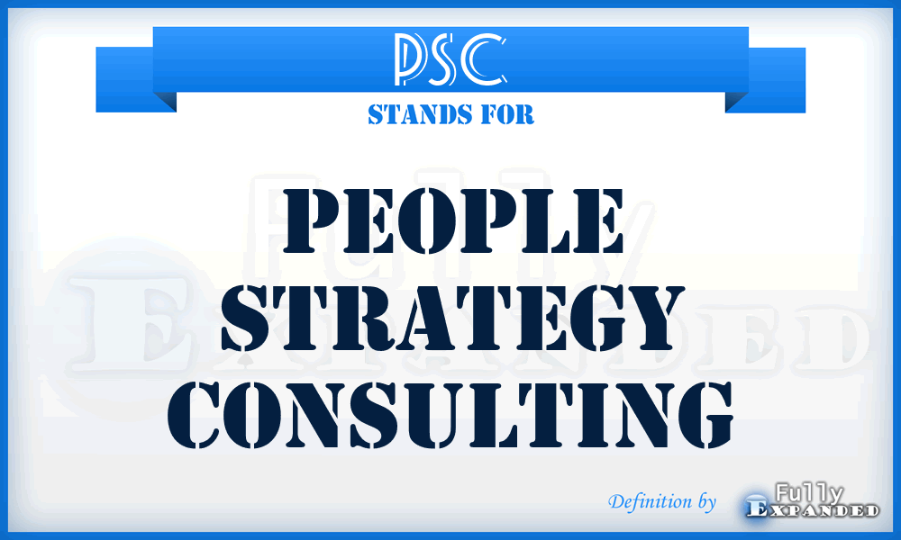 PSC - People Strategy Consulting