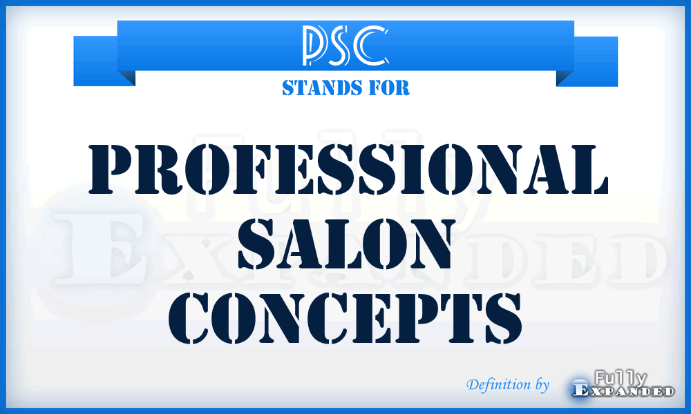 PSC - Professional Salon Concepts