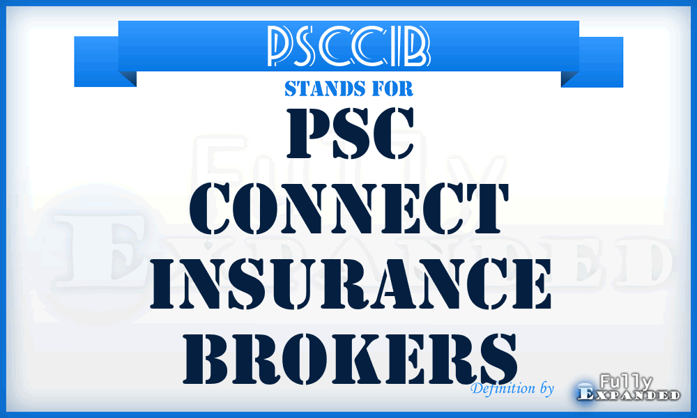 PSCCIB - PSC Connect Insurance Brokers