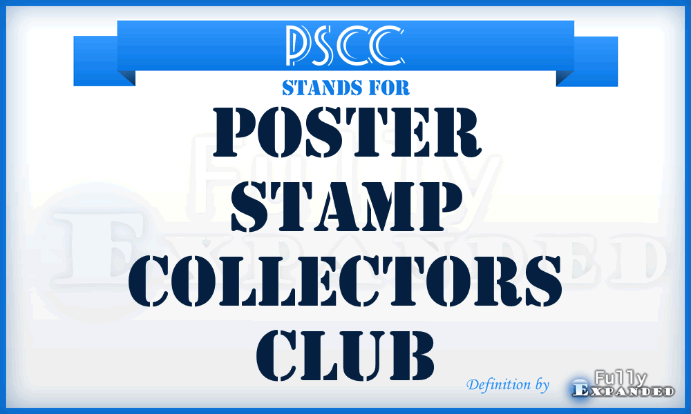 PSCC - Poster Stamp Collectors Club