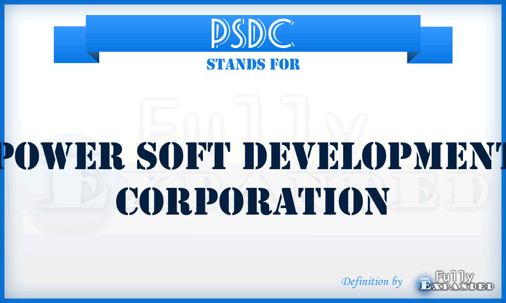PSDC - Power Soft Development Corporation