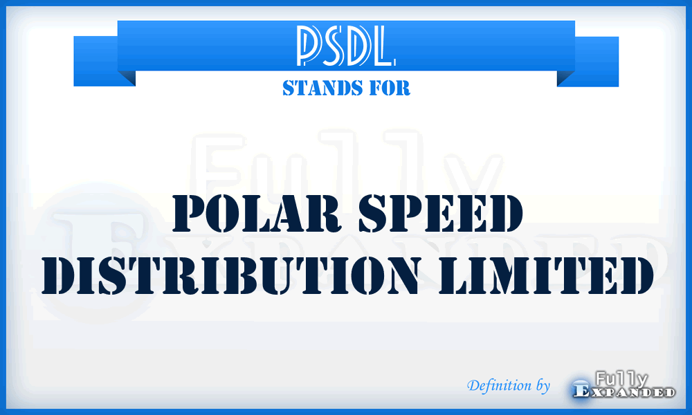 PSDL - Polar Speed Distribution Limited