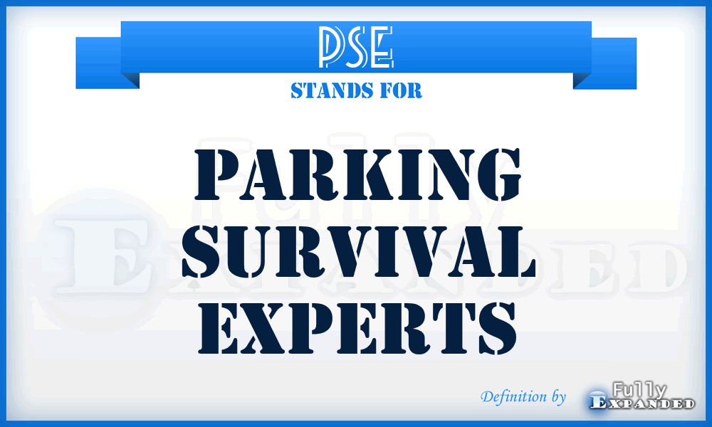 PSE - Parking Survival Experts