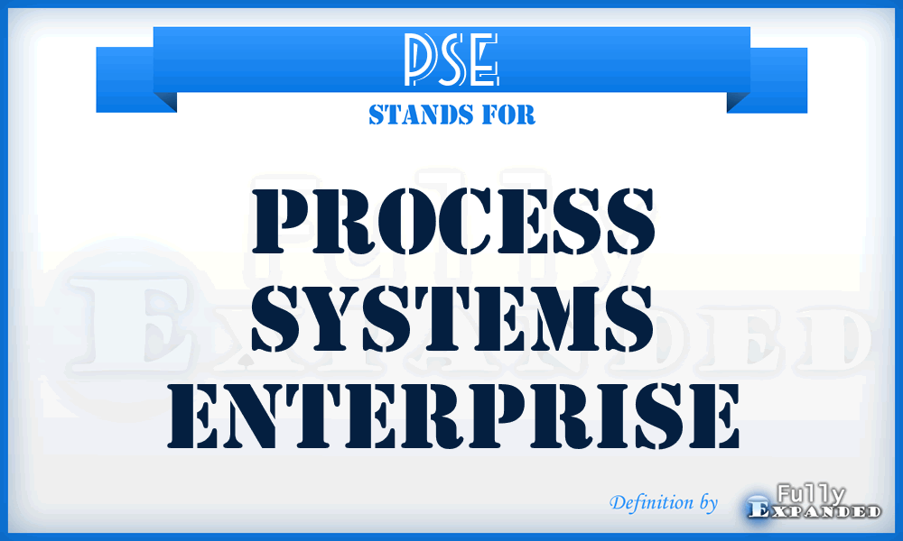 PSE - Process Systems Enterprise