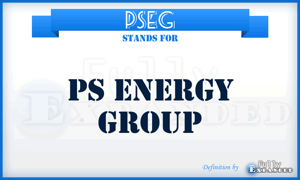 PSEG - PS Energy Group