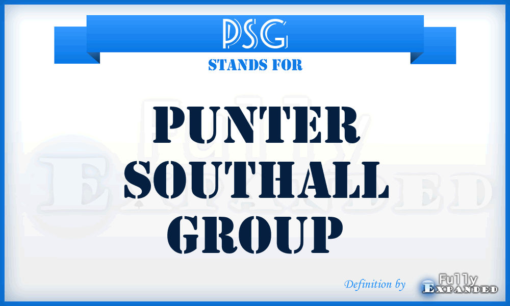 PSG - Punter Southall Group