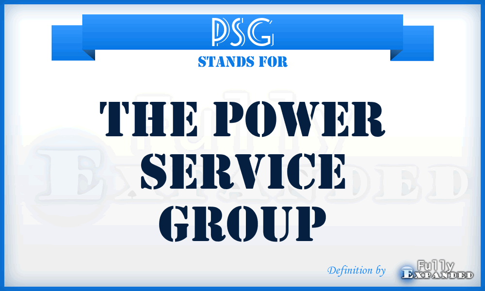 PSG - The Power Service Group