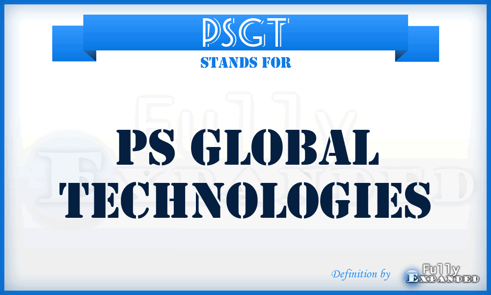 PSGT - PS Global Technologies