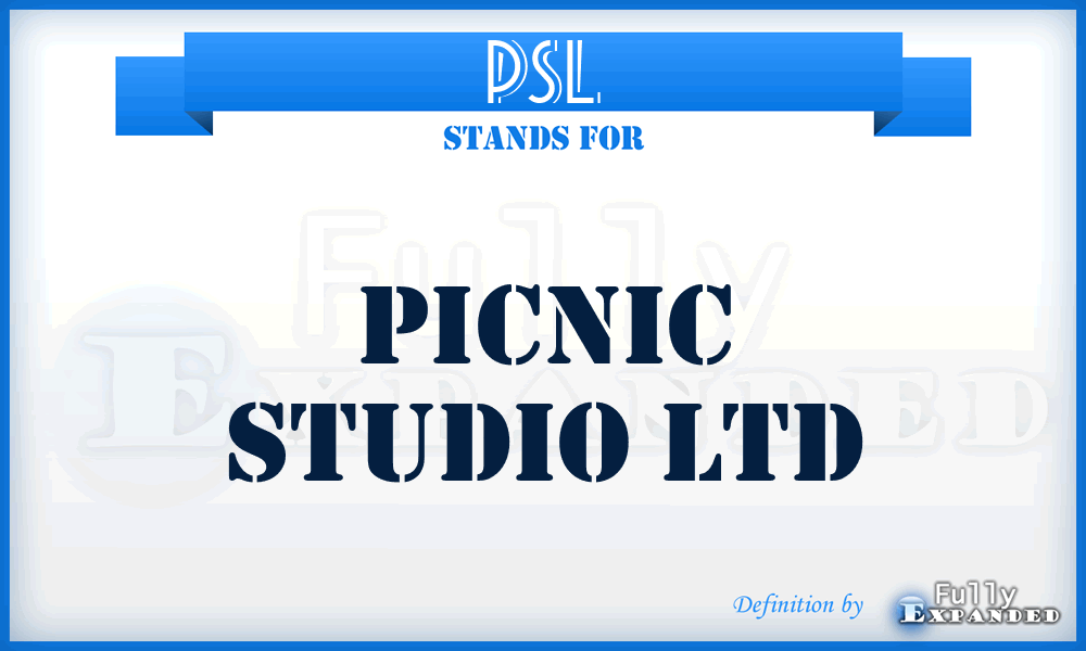 PSL - Picnic Studio Ltd