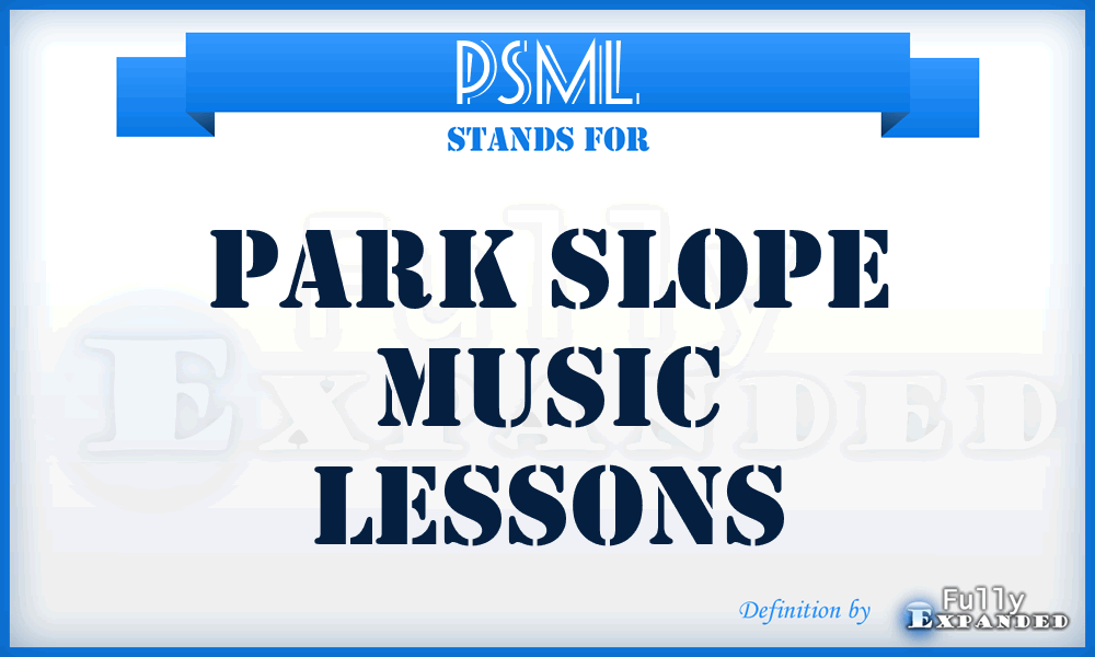 PSML - Park Slope Music Lessons