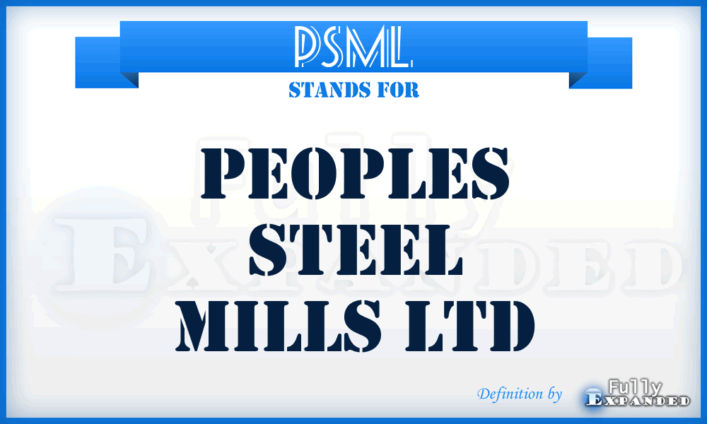 PSML - Peoples Steel Mills Ltd