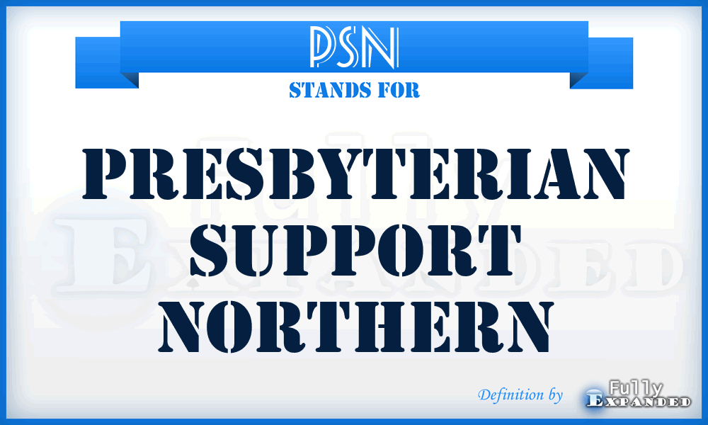 PSN - Presbyterian Support Northern