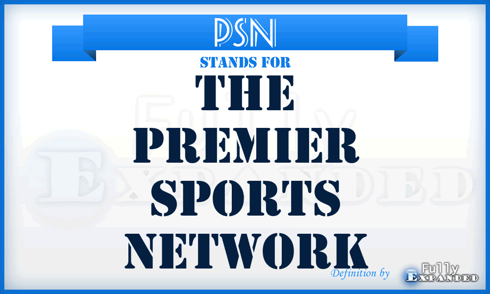 PSN - The Premier Sports Network