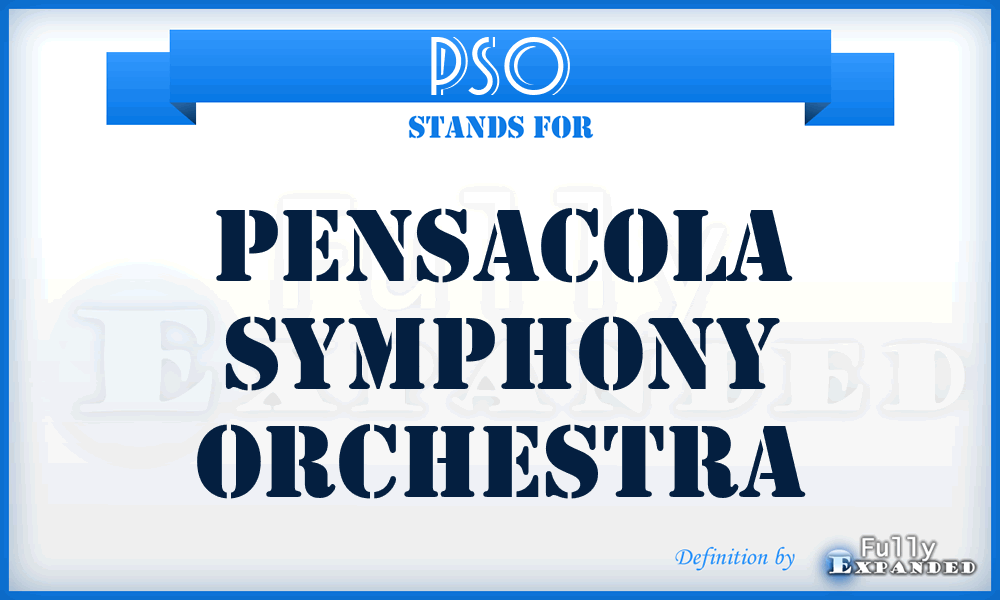 PSO - Pensacola Symphony Orchestra