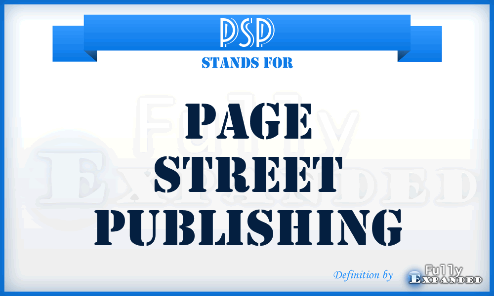 PSP - Page Street Publishing