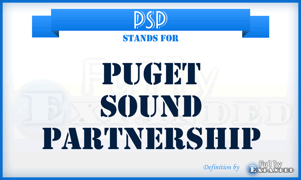 PSP - Puget Sound Partnership