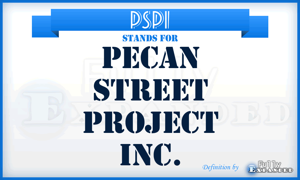 PSPI - Pecan Street Project Inc.
