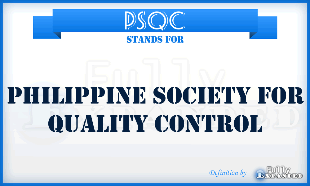 PSQC - Philippine Society for Quality Control