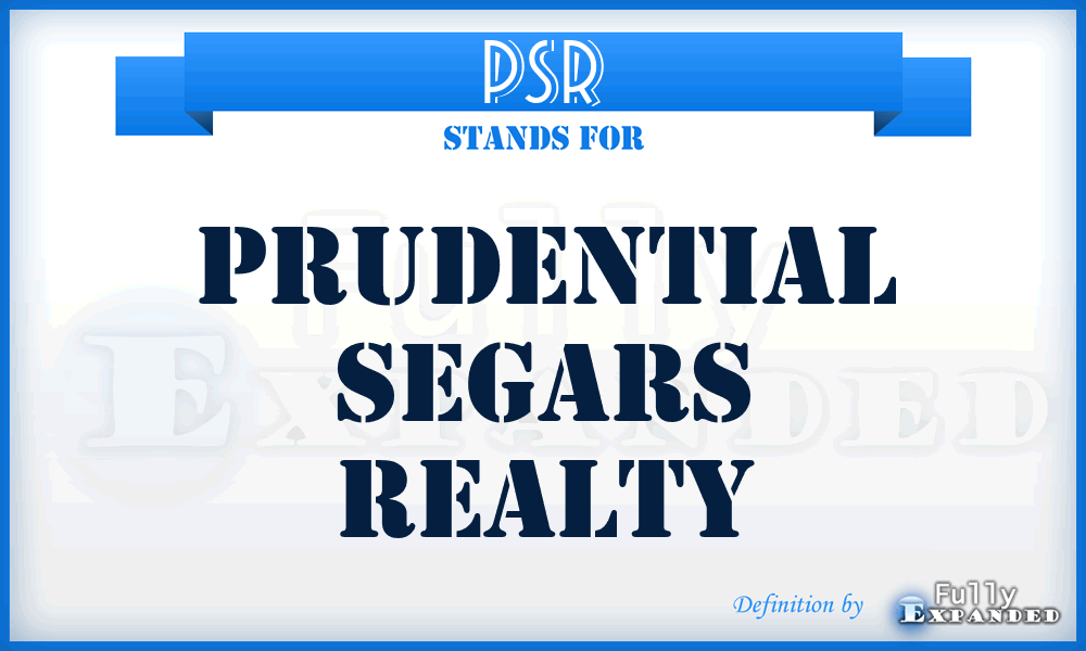 PSR - Prudential Segars Realty