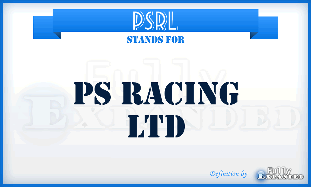 PSRL - PS Racing Ltd