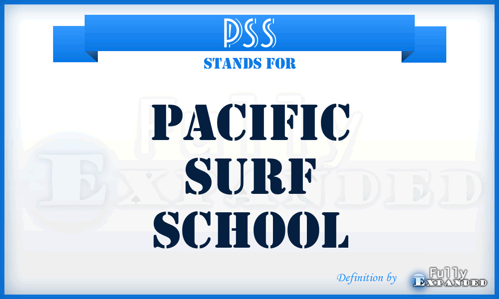 PSS - Pacific Surf School