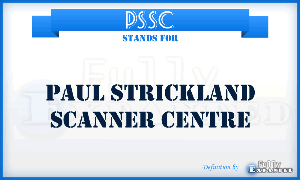 PSSC - Paul Strickland Scanner Centre