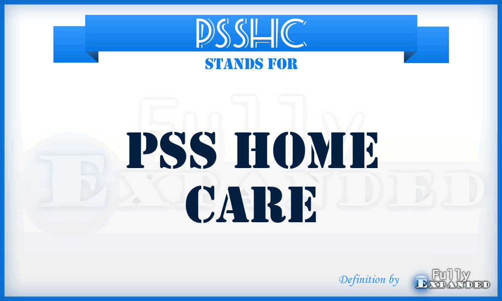 PSSHC - PSS Home Care