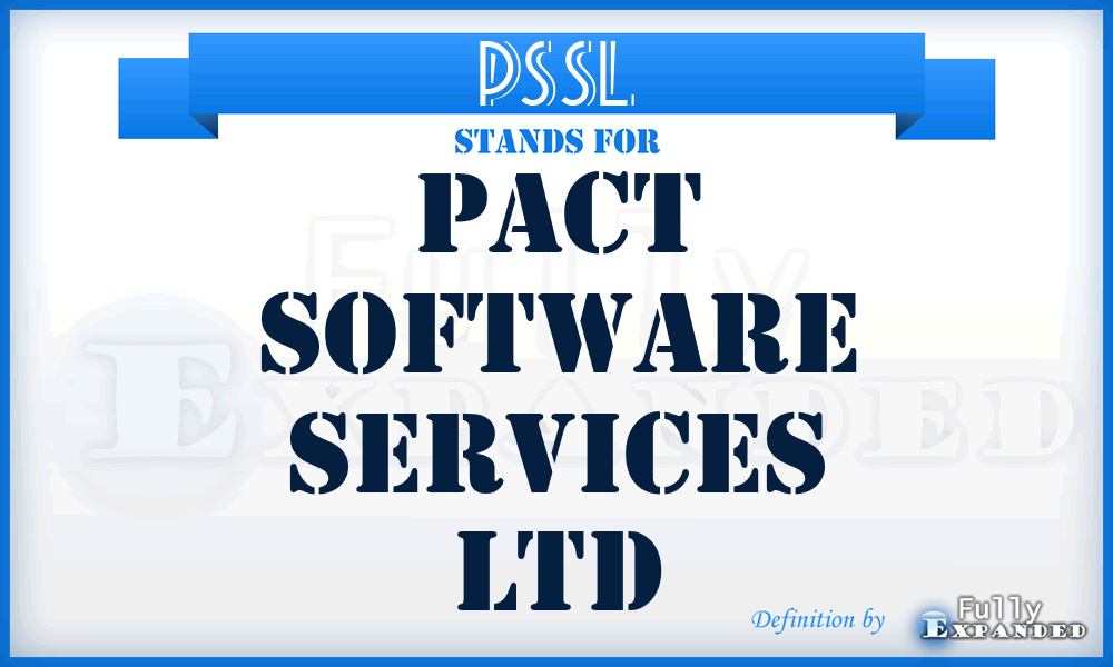 PSSL - Pact Software Services Ltd