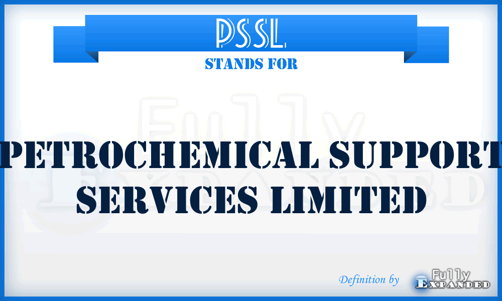 PSSL - Petrochemical Support Services Limited