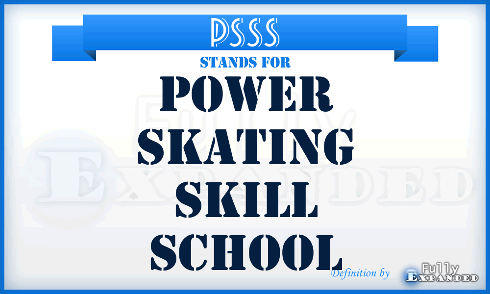 PSSS - Power Skating Skill School