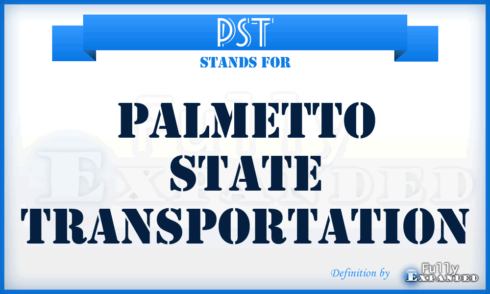 PST - Palmetto State Transportation