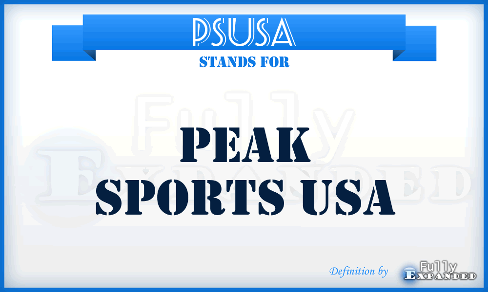 PSUSA - Peak Sports USA