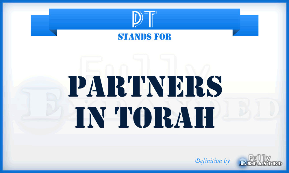 PT - Partners in Torah