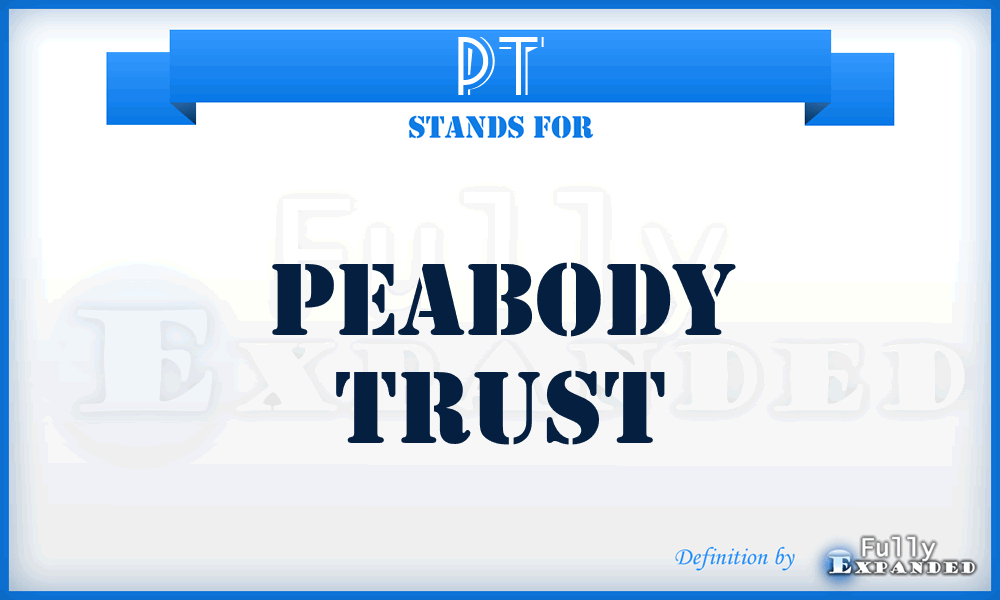 PT - Peabody Trust