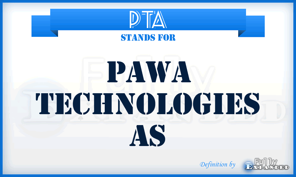 PTA - Pawa Technologies As