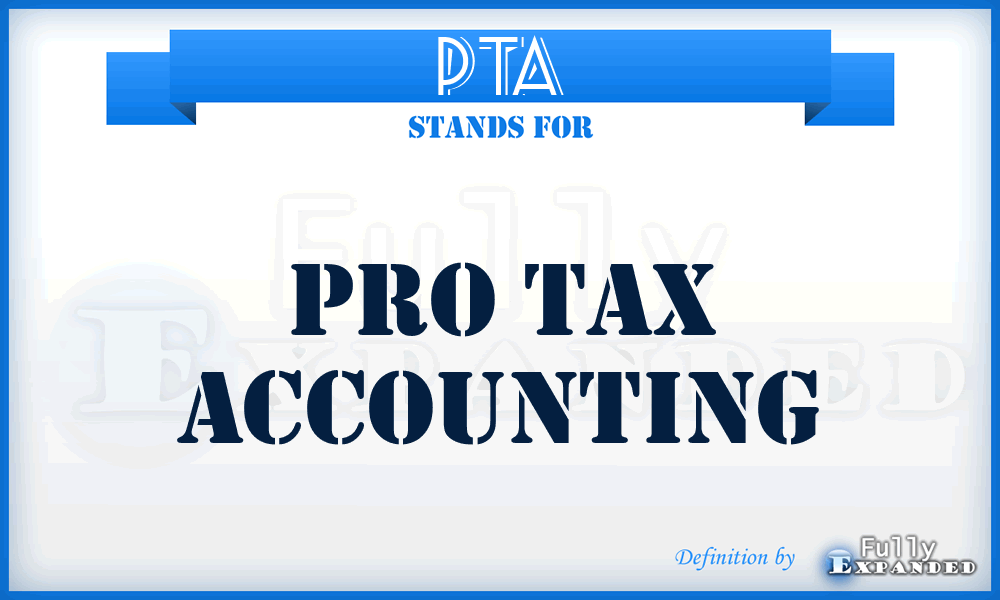 PTA - Pro Tax Accounting