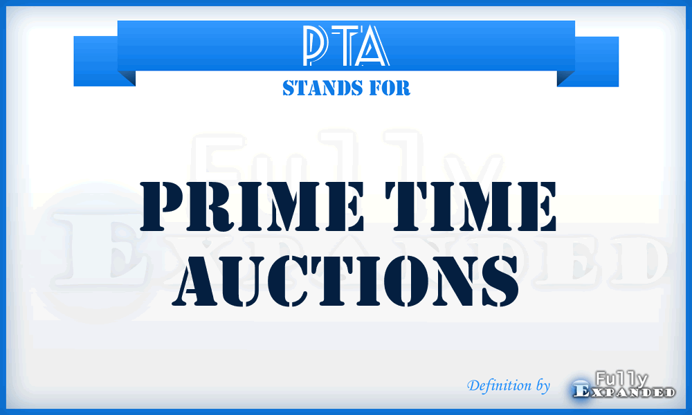 PTA - Prime Time Auctions